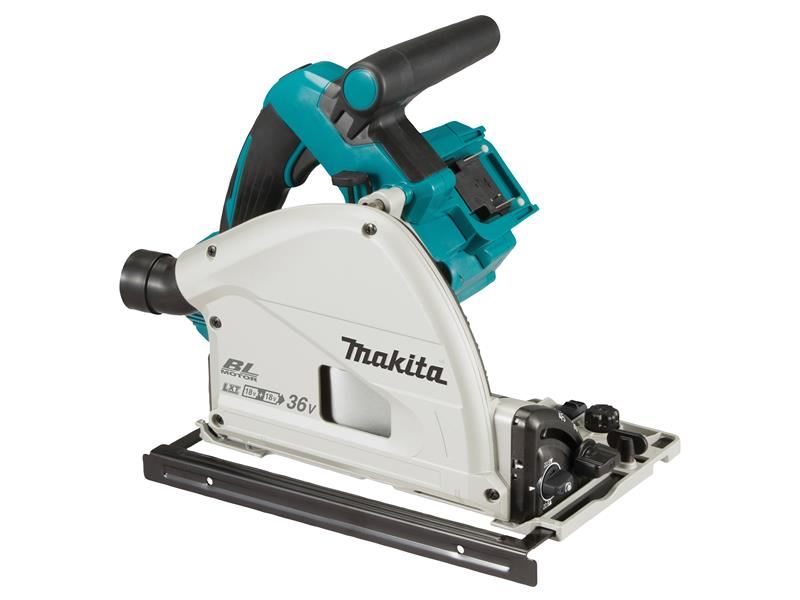 Makita DSP601ZJU Brushless LXT Plunge Saw with Wireless Unit 36V (2 x 18V) Bare Unit Makita - RockBottom Northampton 