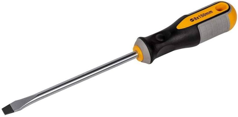 Roughneck Slotted Screw Driver 8mm x 150mm