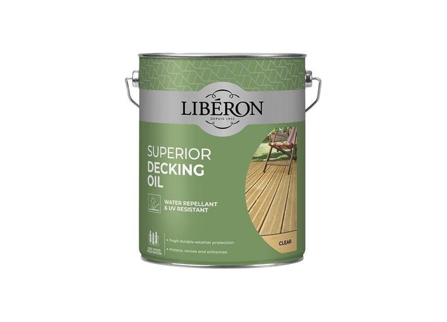 Liberon Superior Decking Oil Clear 5 litre Liberon - RockBottom Northampton