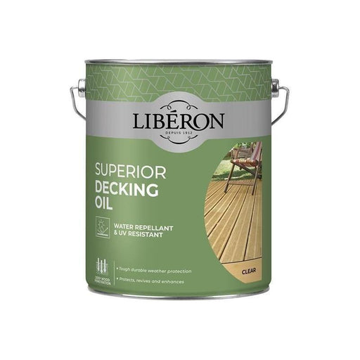 Liberon Superior Decking Oil Clear 5 litre Liberon - RockBottom Northampton