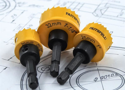 Faithfull Mini Holesaw Set, 3 Piece Faithfull - RockBottom Northampton