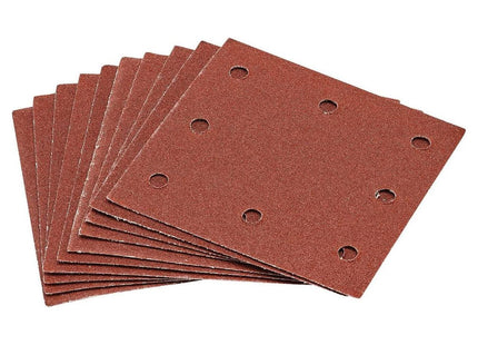 Draper 1/4 Sanding Sheets, 105 x 115mm, 80 Grit 93516 Draper - Town Tools 