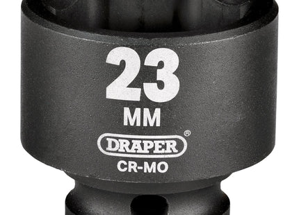 Draper Draper Hi-TORQ Impact Socket, 3/8" Sq. Dr., 23mm Draper - Town Tools