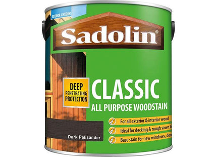 Sadolin Classic Wood Protection Dark Palisander 2.5 litre Sadolin - RockBottom Nothampton