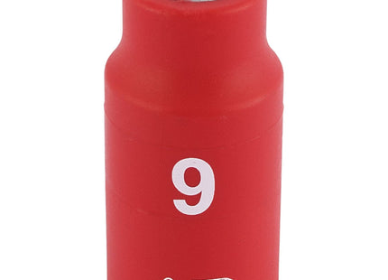 Draper Fully Insulated VDE Socket, 3/8" Sq. Dr., 9mm 31556 Draper - Town Tools 