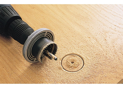 Draper Carbon Steel Holesaw Kit for Wood and Plastics, 32 - 64mm (7 Piece) 18053 Draper - Town Tools 