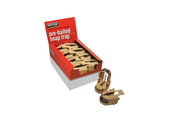 Pest-Stop (Pelsis Group) Snap Mouse Trap (Box 16 Loose) Pest-Stop (Pelsis Group) - RockBottom Nothampton