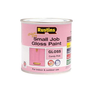 Rustins Quick Dry Small Job Gloss Paint Candy Pink 250ml Rustins - RockBottom Nothampton