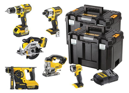 Dewalt Power Tools DCK699M3T XR 6 Piece Kit 18V 3 x 4.0Ah Li-ion DeWALT Power Tools - RockBottom Northampton