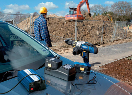 Draper 12V DC-AC Inverter, 200W 28814 Draper - Town Tools 