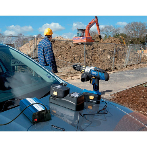 Draper 12V DC-AC Inverter, 200W 28814 Draper - Town Tools 