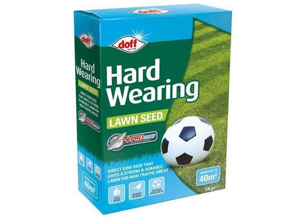 Doff Hard Wearing Lawn Seed 1kg DOFF - RockBottom Northampton