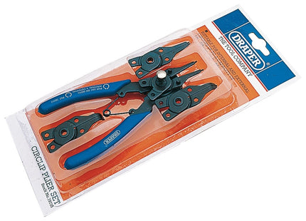 Draper Circlip Pliers Set, 165mm (5 Piece) 19735 Draper - Town Tools 