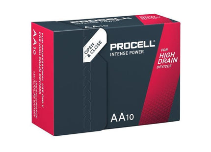Duracell AA PROCELL® Intense Alkaline Batteries (Pack 10) Duracell - RockBottom Northampton