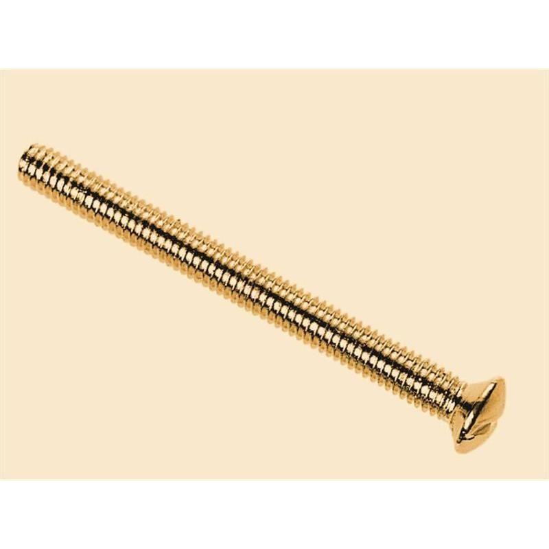 Dencon Brass Switch/Socket Plate Screws 3.5 x 50mm (Pack of 10) Dencon - RockBottom Northampton
