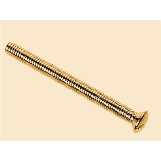Dencon Brass Switch/Socket Plate Screws 3.5 x 50mm (Pack of 10) Dencon - RockBottom Northampton