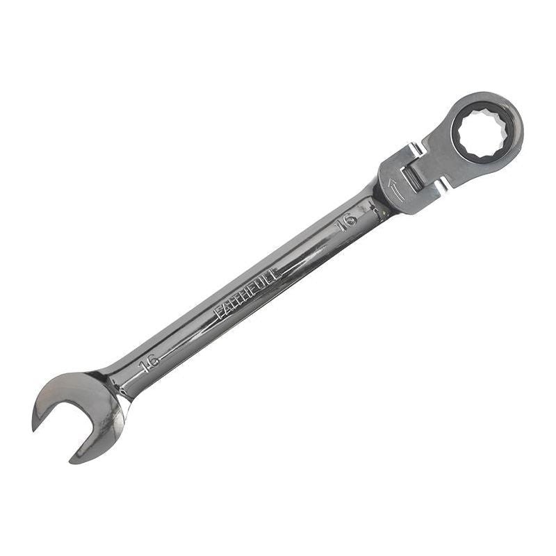 Faithfull Ratchet Combination Spanner Flex Head CV 16mm Faithfull - RockBottom Northampton