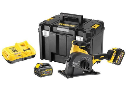 Dewalt Power Tools DCG200T2 XR FlexVolt Wall Chaser 125mm 54V 2 x 6.0Ah Li-ion DeWALT Power Tools - RockBottom Northampton