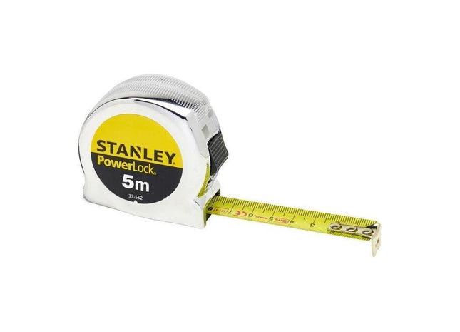 Stanley® Hand Tools PowerLock® Classic Pocket Tape 5m (Width 19mm) (Metric only) STANLEY® Hand Tools - RockBottom Nothampton