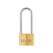 Abus Mechanical 65/50mm Brass Padlock 80mm Long Shackle Keyed Alike 6504 ABUS Mechanical - RockBottom Northampton 