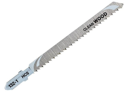 Dewalt Power Tools HCS Wood Jigsaw Blades Pack of 5 T101BR DeWALT Power Tools - RockBottom Northampton