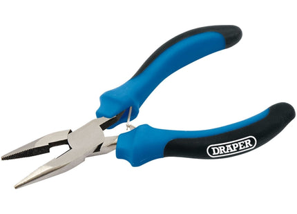 Draper Soft Grip Long Nose Mini Pliers, 125mm Draper - Town Tools