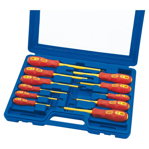 Draper VDE Approved Fully Insulated Screwdriver Set (11 Piece) 69234 Draper - Town Tools 