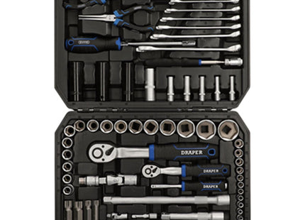 Draper HI-TORQ Metric Socket Set, 1/4" & 1/2" Sq. Dr. (83 Piece) Draper - Town Tools 