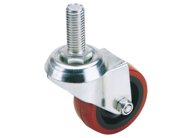 Draper Swivel Bolt Fixing Polyurethane Wheel, 50mm Diameter, S.W.L. 50kg 65510 Draper - Town Tools 