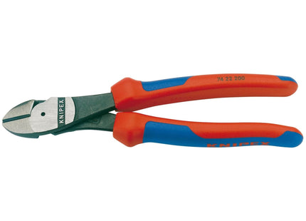 Draper Knipex 74 22 200 High Leverage Diagonal Side Cutter with 12&deg; Head, 20 Draper - Town Tools 