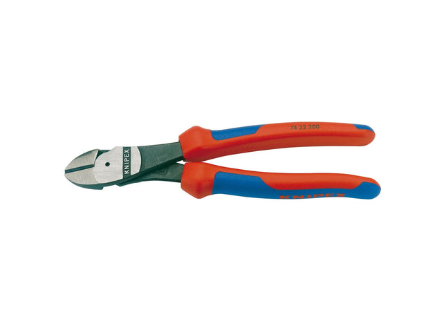 Draper Knipex 74 22 200 High Leverage Diagonal Side Cutter with 12&deg; Head, 20 Draper - Town Tools 