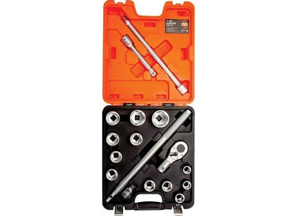 Bahco SLX17 3/4in Drive Socket Set, 17 Piece Bahco - RockBottom Northampton