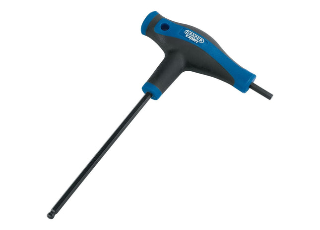Draper Soft Grip 'T' Handle Hexagon and Ball End Key, 4.0mm 33909 Draper - Town Tools 