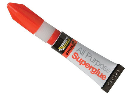 Everbuild Sika STICK2® All-Purpose Superglue Tube 3g Everbuild Sika - RockBottom Northamptin