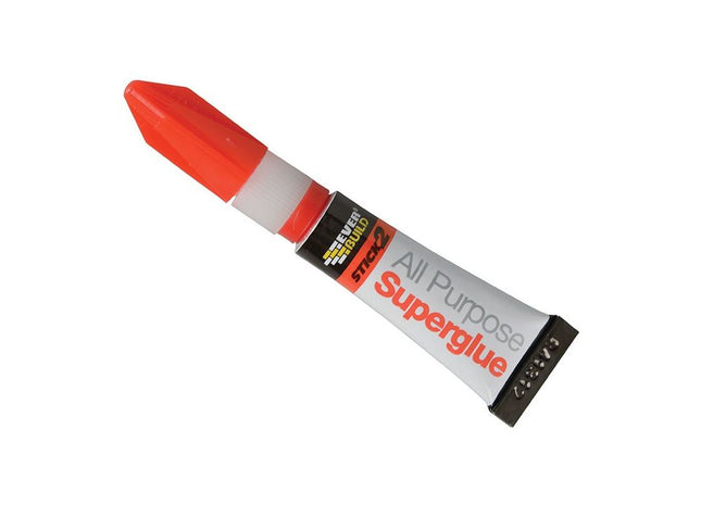 Everbuild Sika STICK2® All-Purpose Superglue Tube 3g Everbuild Sika - RockBottom Northamptin