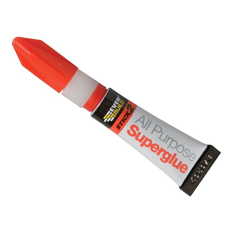 Everbuild Sika STICK2® All-Purpose Superglue Tube 3g Everbuild Sika - RockBottom Northamptin