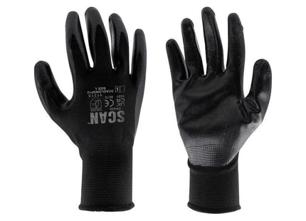 Scan Seamless Inspection Gloves - L (Size 9) (pack 12) Scan - RockBottom Nothampton