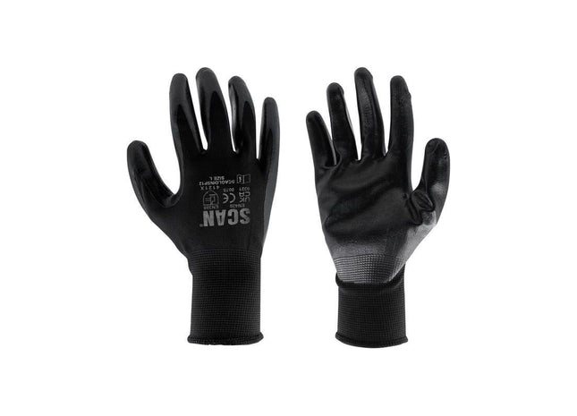 Scan Seamless Inspection Gloves - L (Size 9) (pack 12) Scan - RockBottom Nothampton
