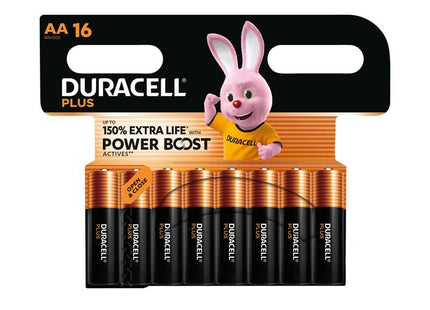 Duracell AA Cell Plus with Power Boost Batteries (Pack 16) Duracell - RockBottom Northampton
