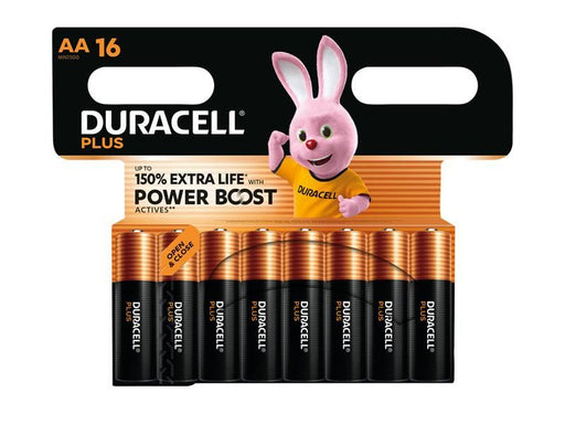 Duracell AA Cell Plus with Power Boost Batteries (Pack 16) Duracell - RockBottom Northampton