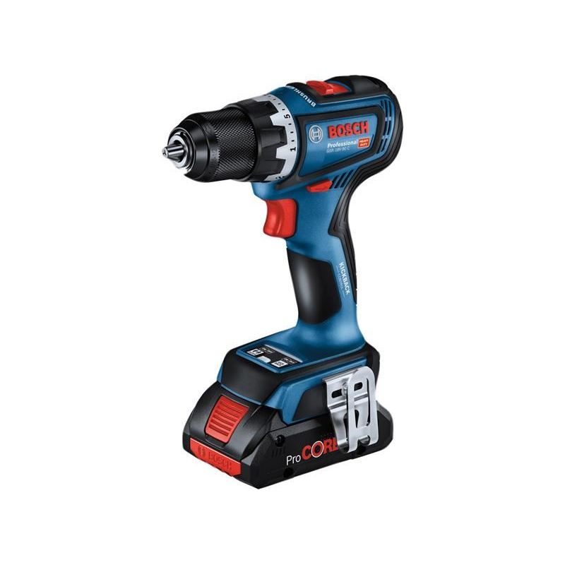 Bosch GSR 18V-90C Professional Drill Driver 18V 2 x 4.0Ah Li-ion Bosch - RockBottom Northampton