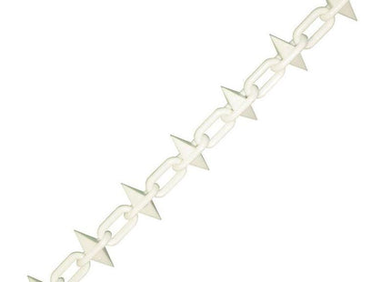 Faithfull Plastic Chain 6mm x 12.5m White Spiked Faithfull - RockBottom Northampton