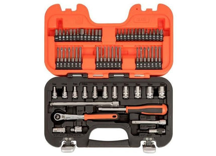 Bahco SL65 1/4in Drive Slim Socket Set, 65 Piece Bahco - RockBottom Northampton