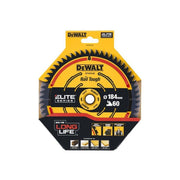 Dewalt Power Tools ELITE™ Series Mitre Saw Blade 184 x 16mm x 60T DeWALT Power Tools - RockBottom Northampton