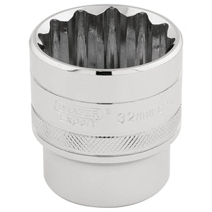 Draper HI-TORQ 12 Point Socket, 1/2" Sq. Dr., 32mm 33593 Draper - Town Tools 