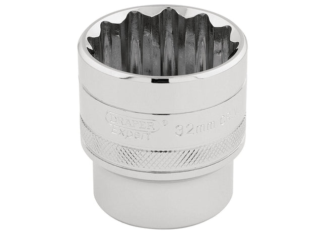Draper HI-TORQ 12 Point Socket, 1/2" Sq. Dr., 32mm 33593 Draper - Town Tools 