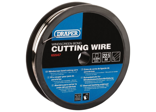 Draper Stainless Steel Square Wire for Wire Feeder/Starter - 0.5/0.6mm, 22.5M Draper - Town Tools 