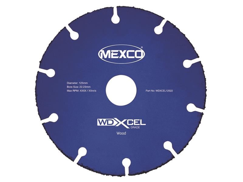 MEXCO WD XCEL Grade Wood Cut Blade 125 x 22mm MEXCO - RockBottom Northampton