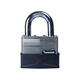 Defender Laminated Padlock 50mm Keyed Alike DEFENDER - RockBottom Northampton