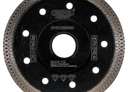 Draper Turbo-X Porcelain Diamond Blade, 115mm 99792 Draper - Town Tools 